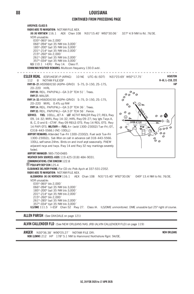 ESLER RGNL - Airport Diagram