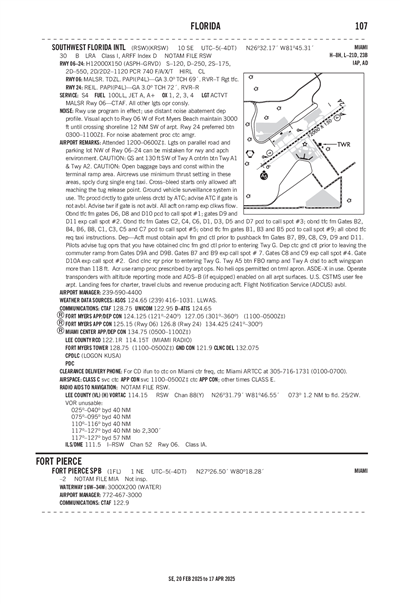 FORT PIERCE - Airport Diagram