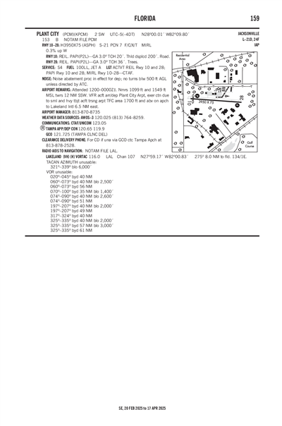 PLANT CITY - Airport Diagram