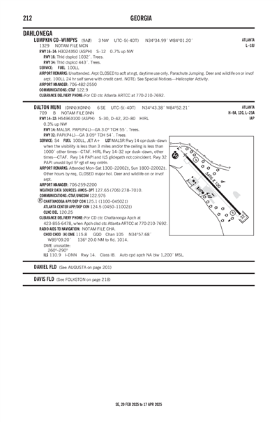 DALTON MUNI - Airport Diagram