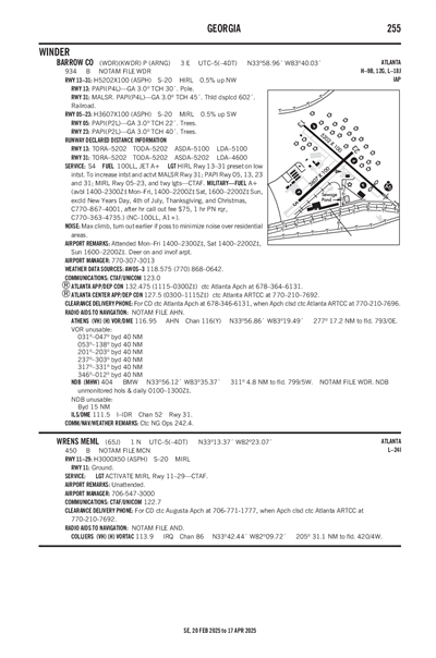 BARROW COUNTY - Airport Diagram