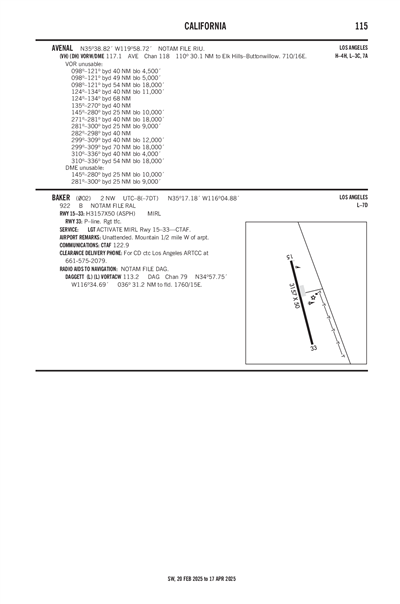 BAKER - Airport Diagram