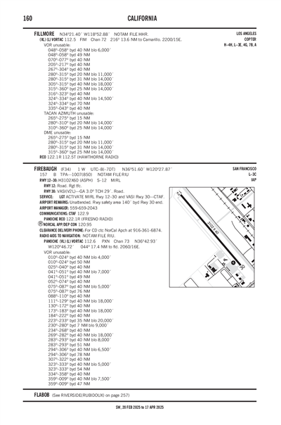 FIREBAUGH - Airport Diagram