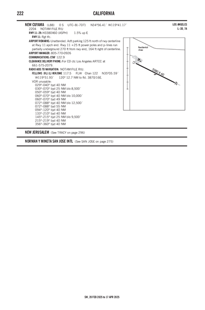 NEW CUYAMA - Airport Diagram