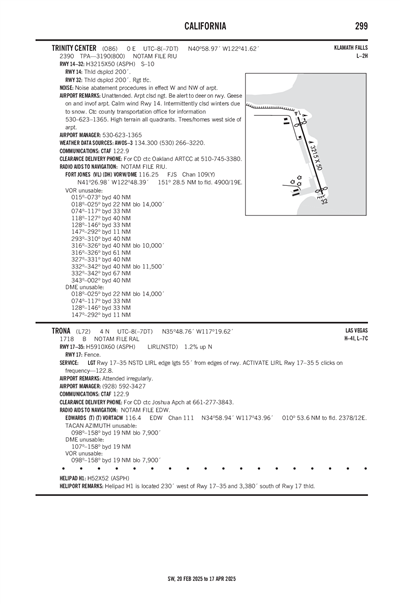 TRINITY CENTER - Airport Diagram