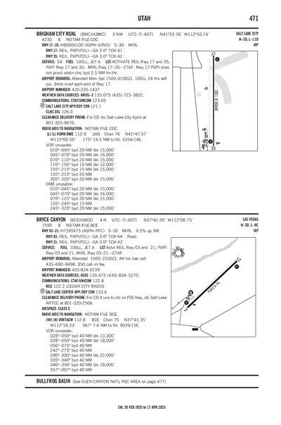 BRYCE CANYON - Airport Diagram