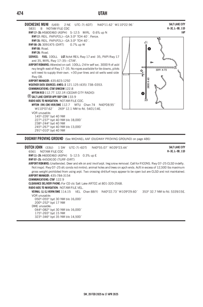 DUCHESNE MUNI - Airport Diagram