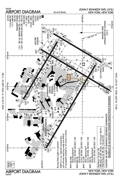 JOHN F KENNEDY INTL - Airport Diagram