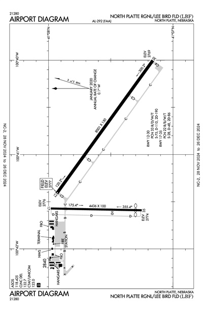 NORTH PLATTE RGNL/LEE BIRD FLD - Airport Diagram