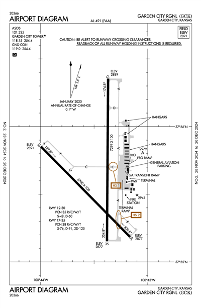 GARDEN CITY RGNL - Airport Diagram