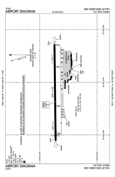 KEY WEST INTL - Airport Diagram