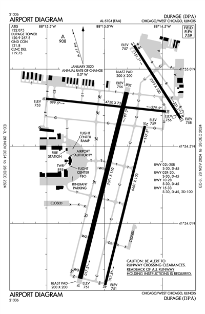 DUPAGE - Airport Diagram