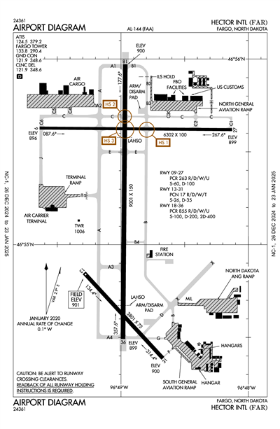 HECTOR INTL - Airport Diagram