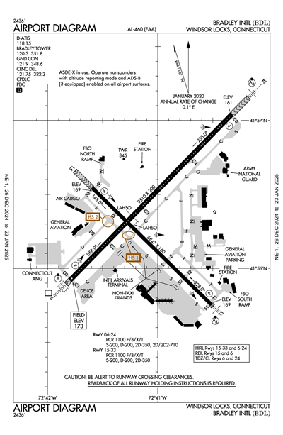 BRADLEY INTL - Airport Diagram