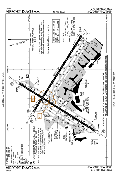 LAGUARDIA - Airport Diagram