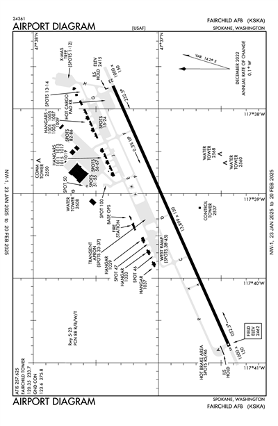 FAIRCHILD AFB - Airport Diagram