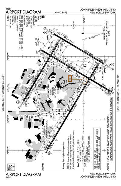 JOHN F KENNEDY INTL - Airport Diagram