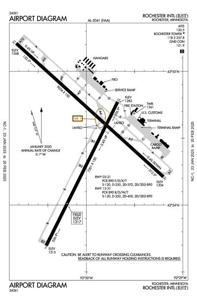 ROCHESTER INTL - Airport Diagram