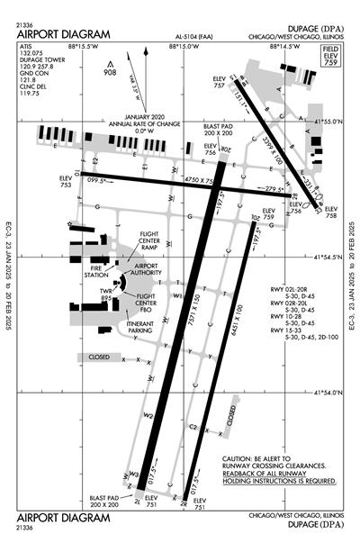 DUPAGE - Airport Diagram