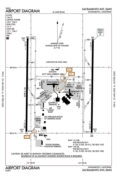 SACRAMENTO INTL - Airport Diagram