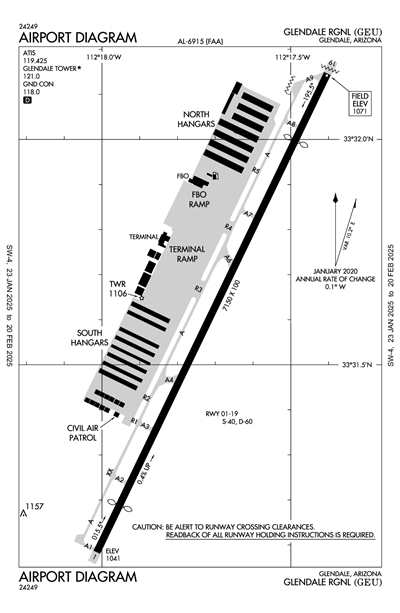 GLENDALE RGNL - Airport Diagram