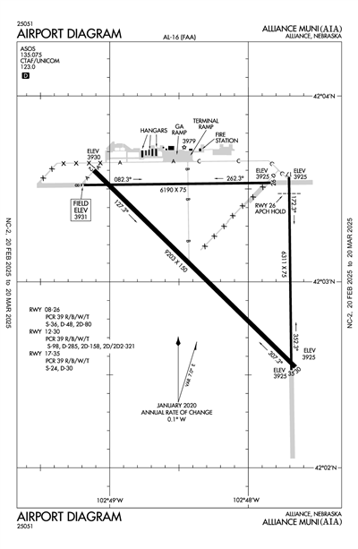 ALLIANCE MUNI - Airport Diagram