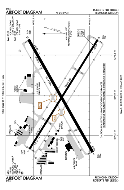 ROBERTS FLD - Airport Diagram