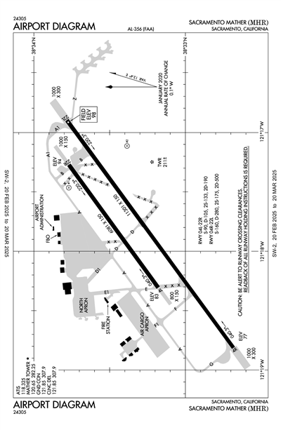 SACRAMENTO MATHER - Airport Diagram