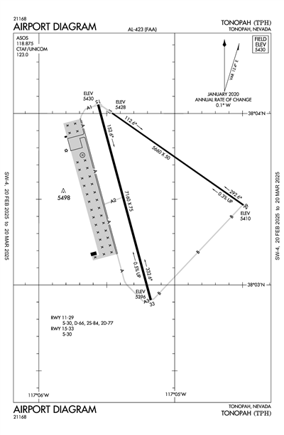 TONOPAH - Airport Diagram