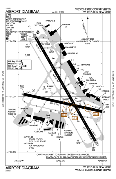 WESTCHESTER COUNTY - Airport Diagram