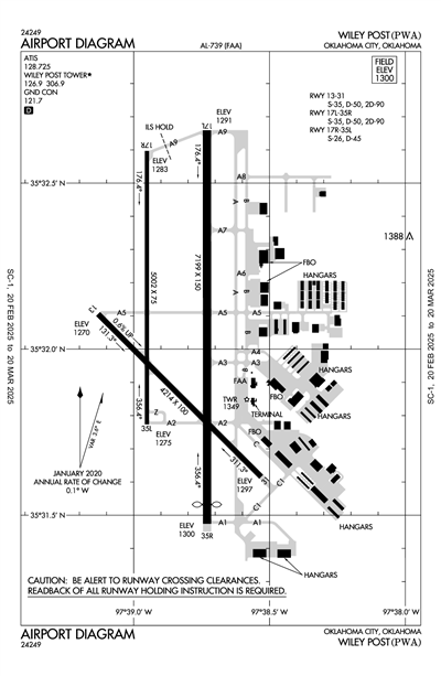 WILEY POST - Airport Diagram