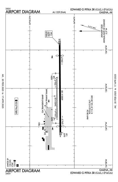 EDWARD G PITKA SR - Airport Diagram