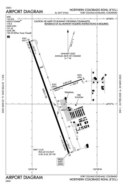 NORTHERN COLORADO RGNL - Airport Diagram