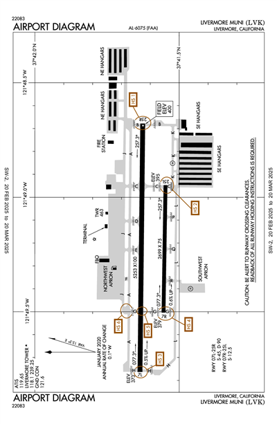 LIVERMORE MUNI - Airport Diagram