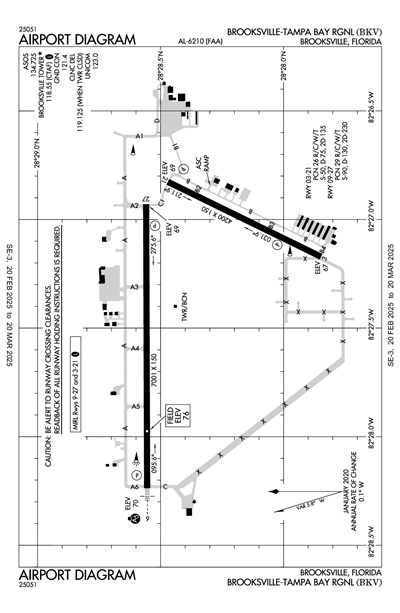 BROOKSVILLE-TAMPA BAY RGNL - Airport Diagram