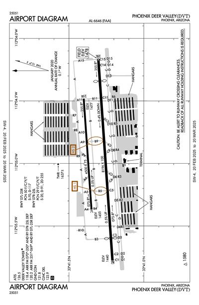 PHOENIX DEER VALLEY - Airport Diagram